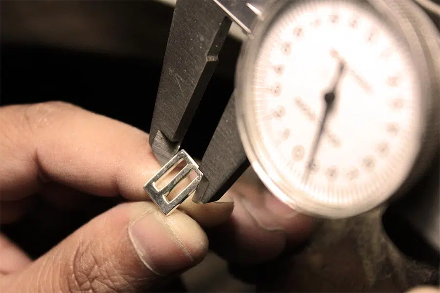 Quality control measurement and inspection of finished jewelry