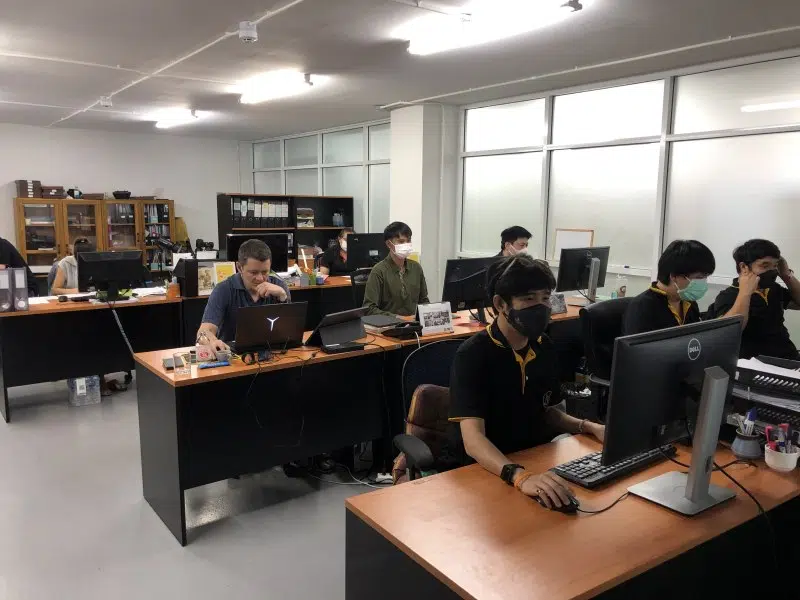 Jewelry designers at work creating new collections at Maneekan Siam